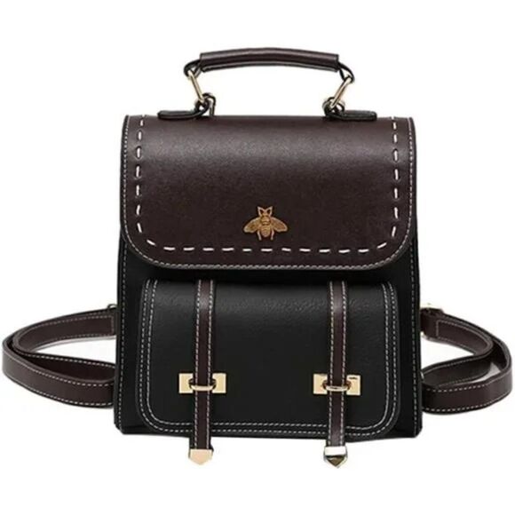 New Women's Midori Small Backpack Black